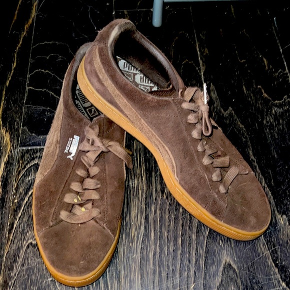 Puma Shoes Brown Suede Pumas Mens Size 9 Poshmark
